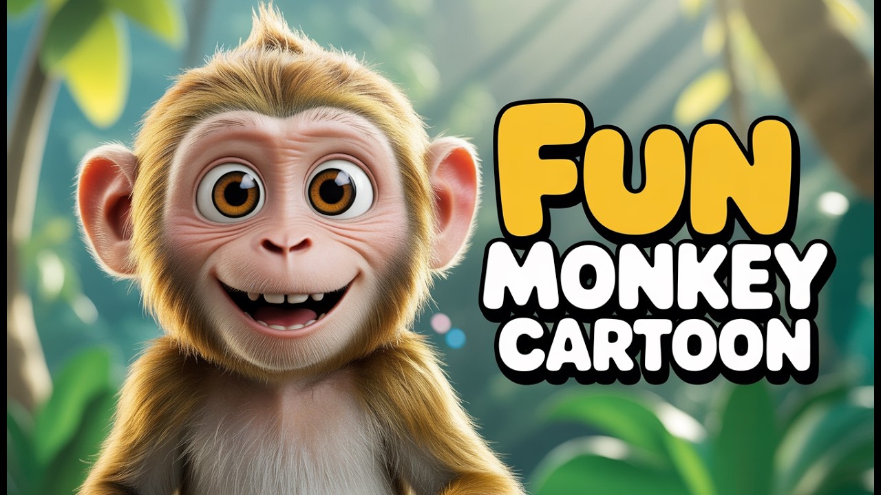 Monkey Cartoon for Kids | Jungle Adventure for Kids | Monkey Cartoon #monkey #monkeycartoon #cartoon