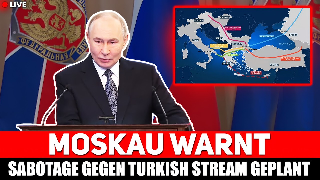 💥 PUTIN enthüllt FEINDPLAN – „TURKISH STREAM“ am RANDE der SPRENGUNG, EXKLUSIV aus dem FSB-BOARD!