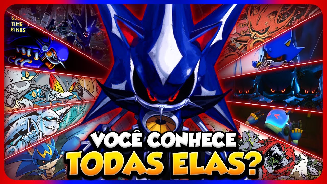 TODAS AS VERSÕES DO METAL SONIC