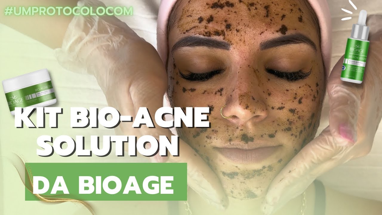 TRATAMENTO PARA ACNE COM KIT BIOACNE SOLUTION - BIOAGE