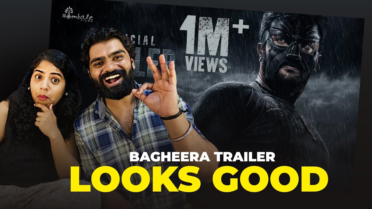 Bagheera Official Trailer Reaction | Sriimurali & Rukmini | Dr Suri | Prashanth Neel | Hombale Films