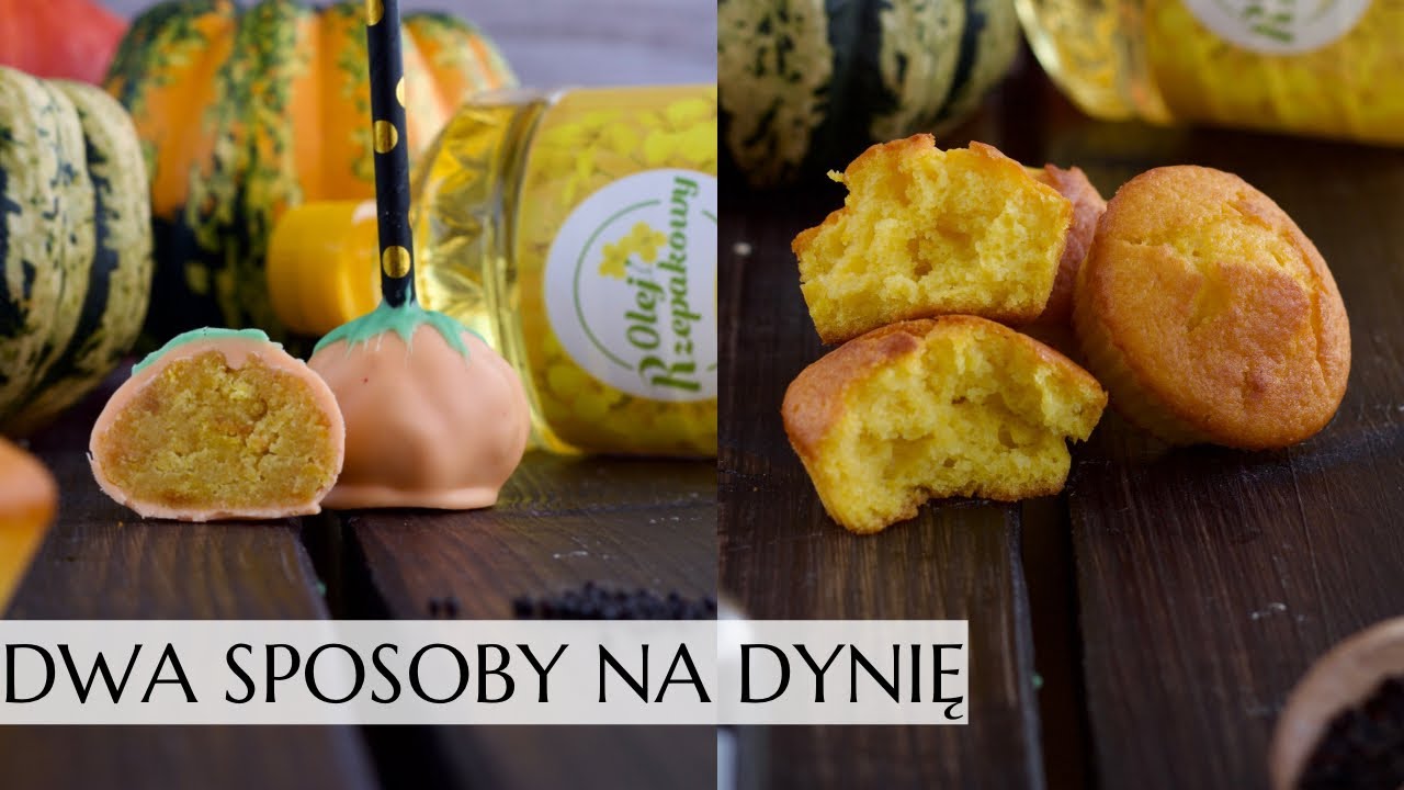 Dwa sposoby na dynię: wilgotne muffiny i pyszne cake popsy dyniowe
