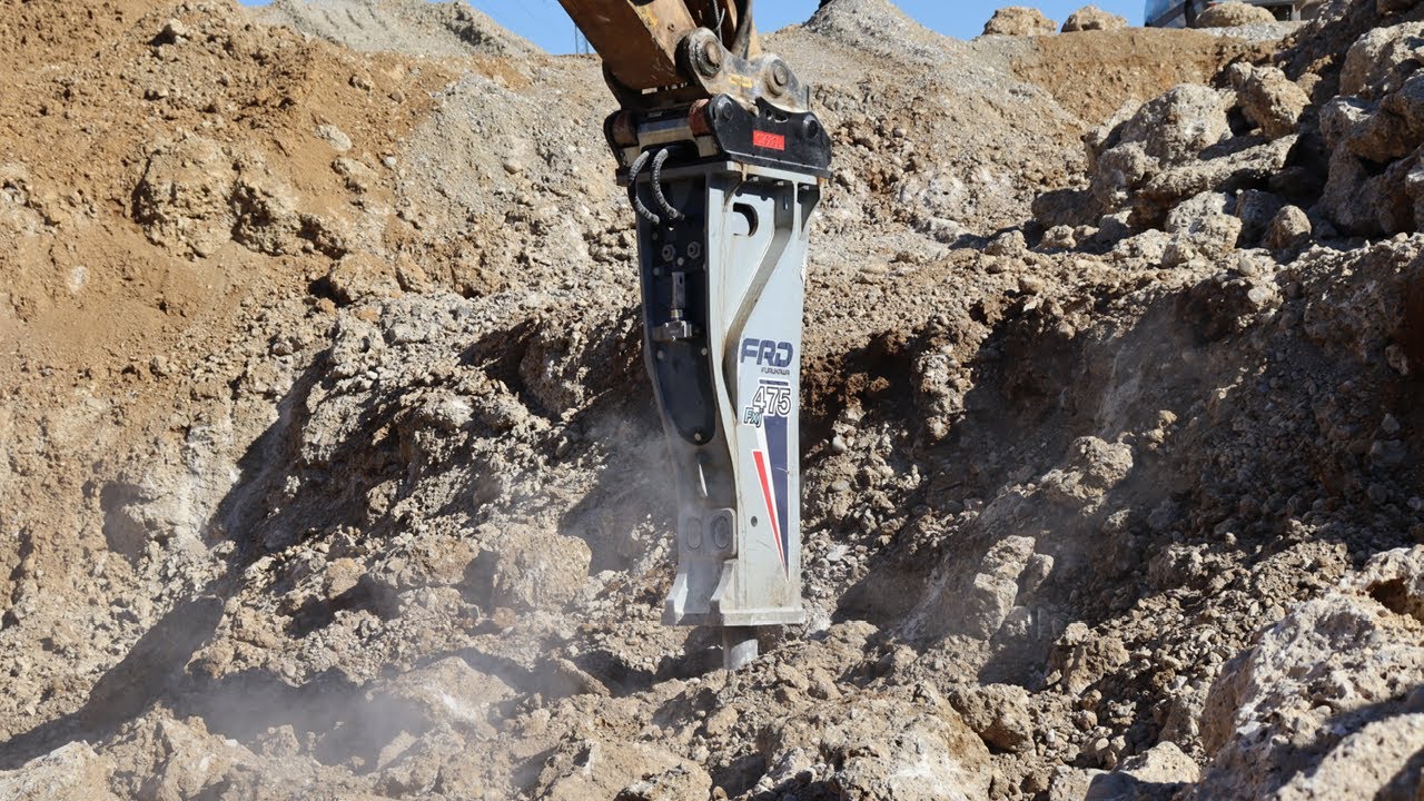 FRD FXJ 475 Hydraulikhammer // Kieswerk // Abbruch