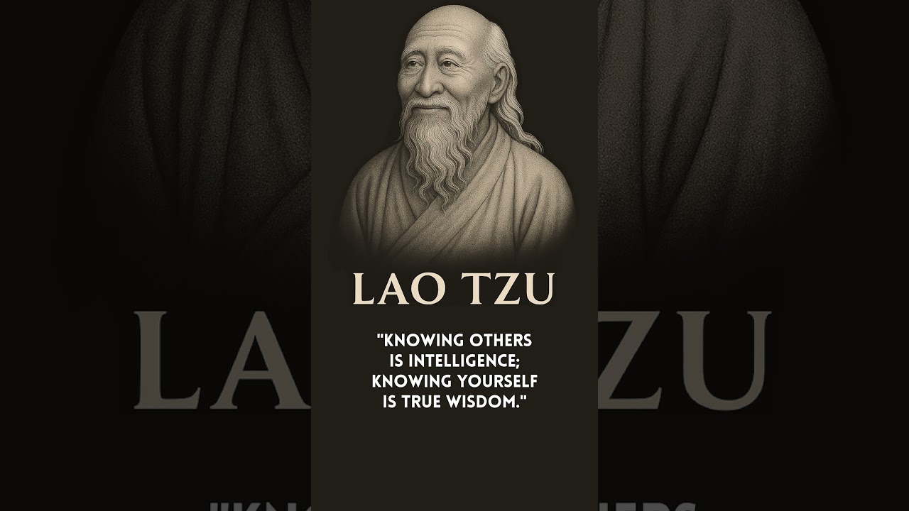 Self-Knowledge Is the Highest Wisdom &ndash; Lao Tzu&rsquo;s Quiet Power #laotzu #ancientphilosophy