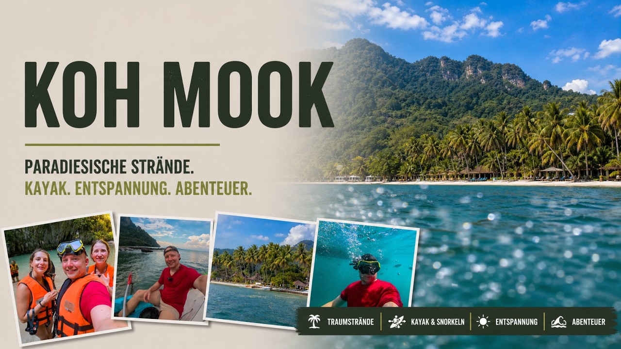 Koh Mook | Kleines Paradies | Backpacking Thailand VLOG