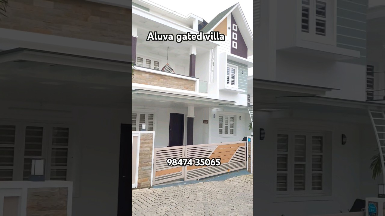 aluva choondi non flooded area 4bhk new villas 