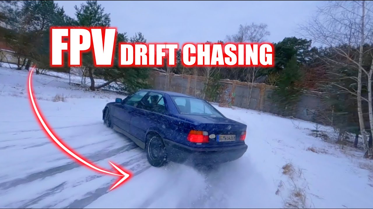 FPV DRIFT CHASING! Fliegen bei  -9 Grad 🥶🚀