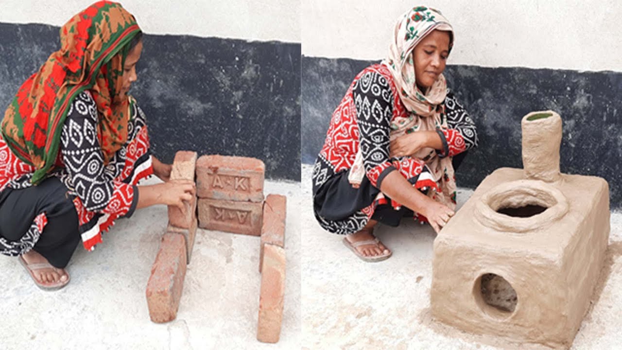 How to make mud clay oven for outdoor cooking || মাটির চুলা তৈরি করার সহজ পদ্ধতি#Part-26