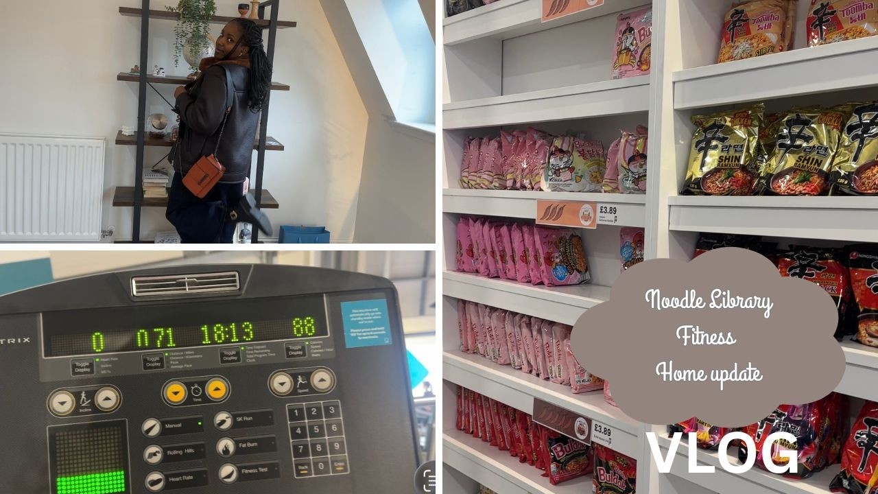 VLOG | Home update, Fitness challenge, Noodle library