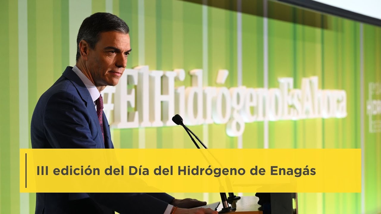 Pedro Sánchez inaugura la III edición del Día del Hidrógeno de Enagás