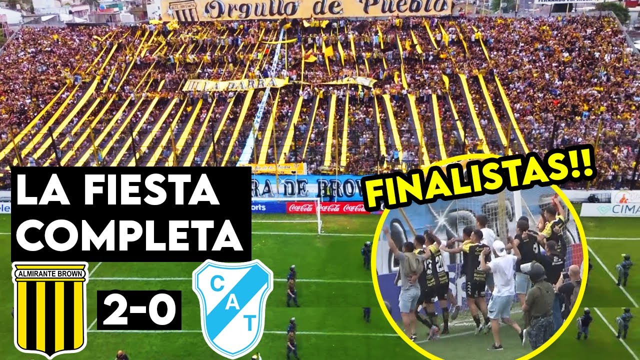 FINALISTAS! 🖤 REVIVÍ TODA LA FIESTA DE ALMIRANTE BROWN ANTE TEMPERLEY 💛 PRIMERA NACIONAL 2023