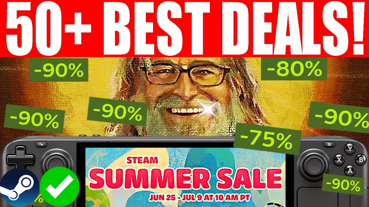 Steam Summer Sale 2026! 50+ BEST Steam Deck Games! HUGE DISCOUNTS!