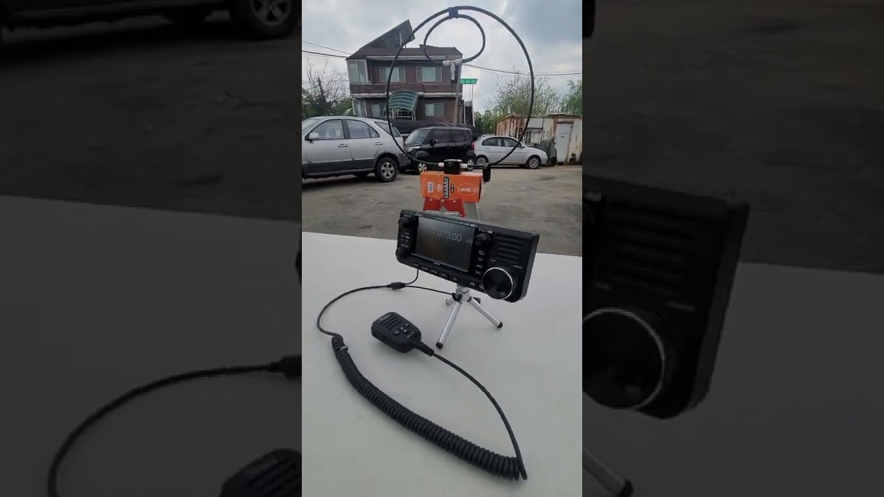 IC-705+AL-705(Magnetic Loop antenna)test