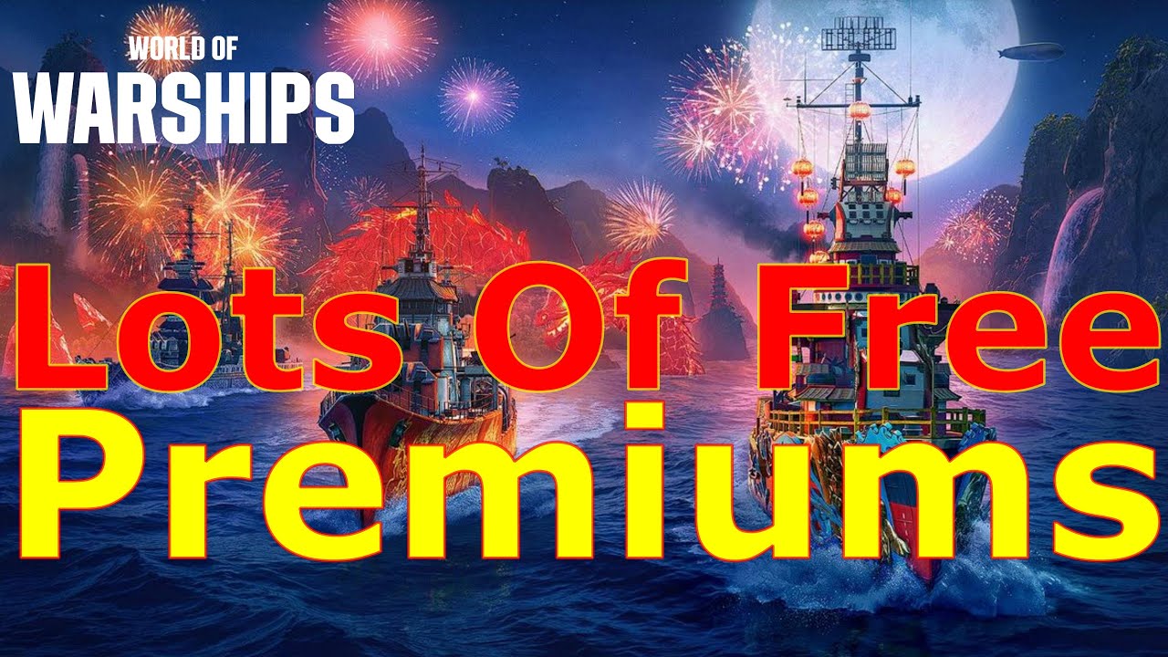 World of Warships- Lots Of Free Premiums Coming Soon