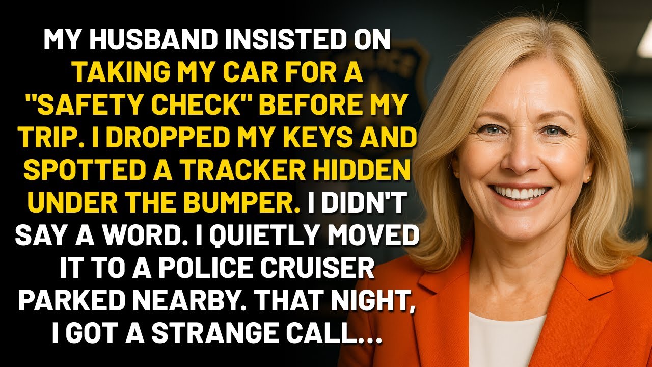My Husband Hid A Tracker Under My Car. I Moved It To A Police Cruiser. Then He Got...