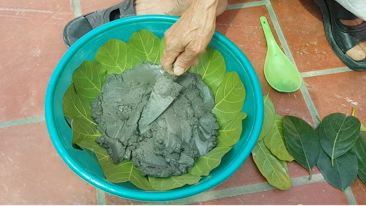 How to make a concrete leaf bowl / Casting concrete leaves / Ideas from cement