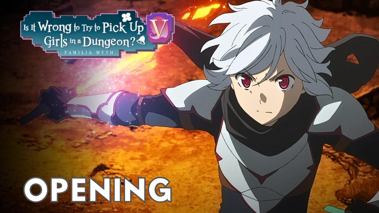 「Creditless」DanMachi SEASON 5 OPENING -『Shounen』by GRe4N BOYZ  | 4K 60FPS
