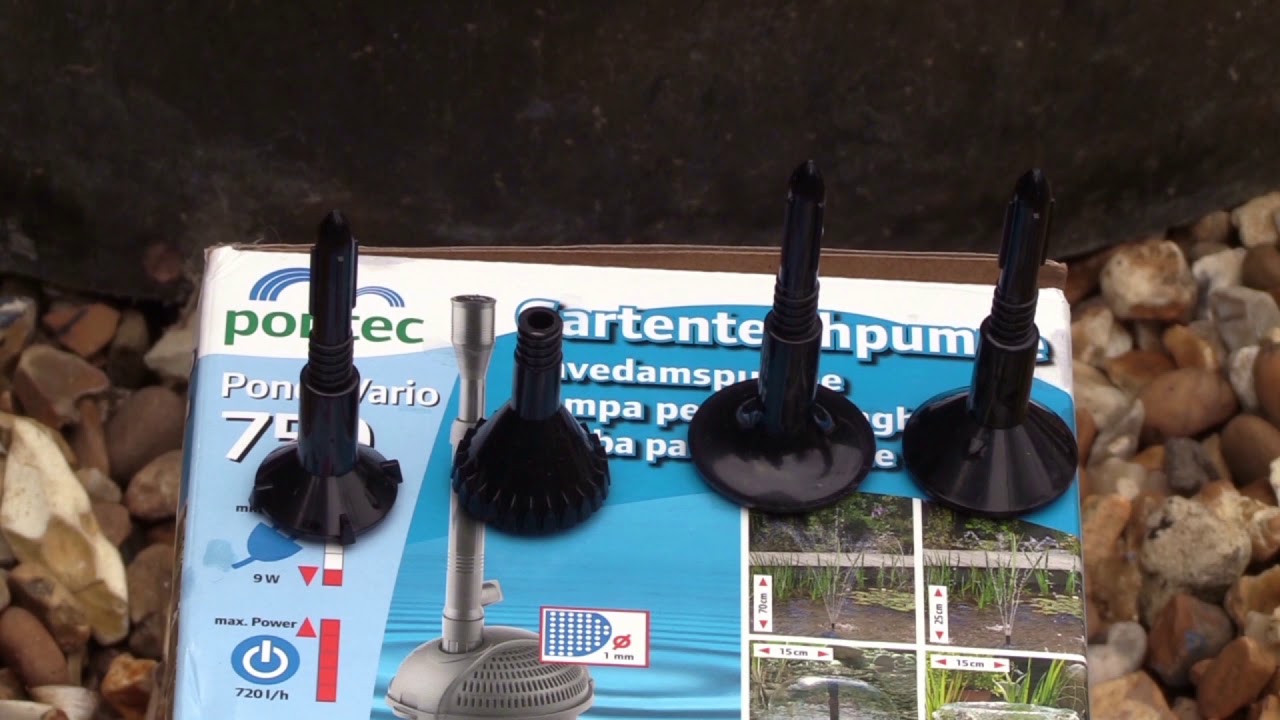 Pontec 750 pump unboxing and review