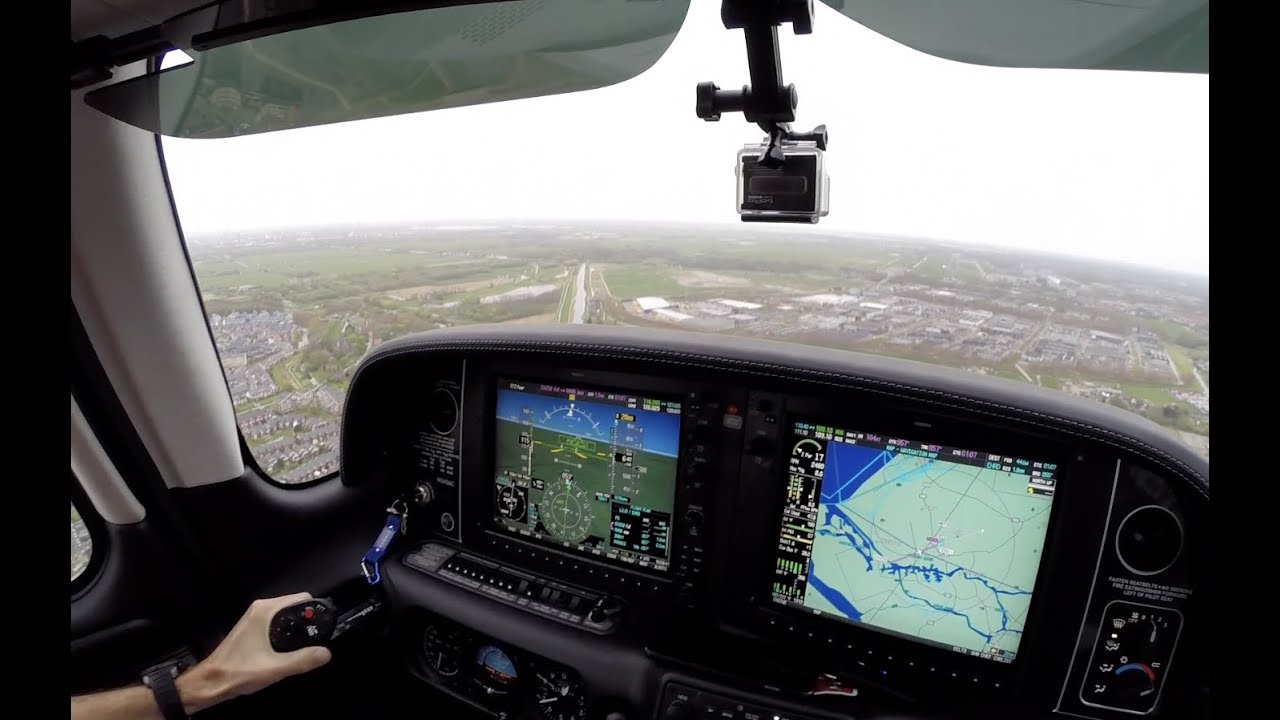 IFR Flight VLOG -  Rotterdam (EHRD) ILS Approach | ATC Audio