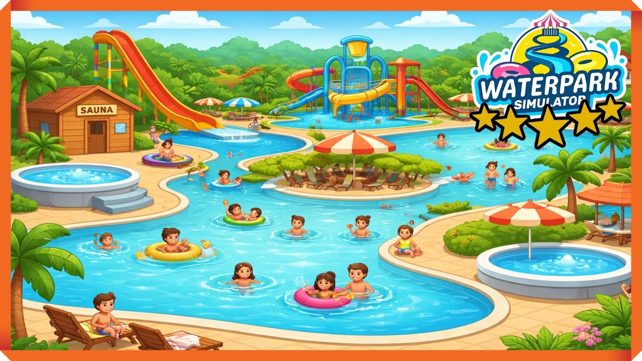 DESBLOQUEEI A ÚLTIMA EXPANSÃO! O parque agora está no tamanho MÁXIMO! | Waterpark Simulator