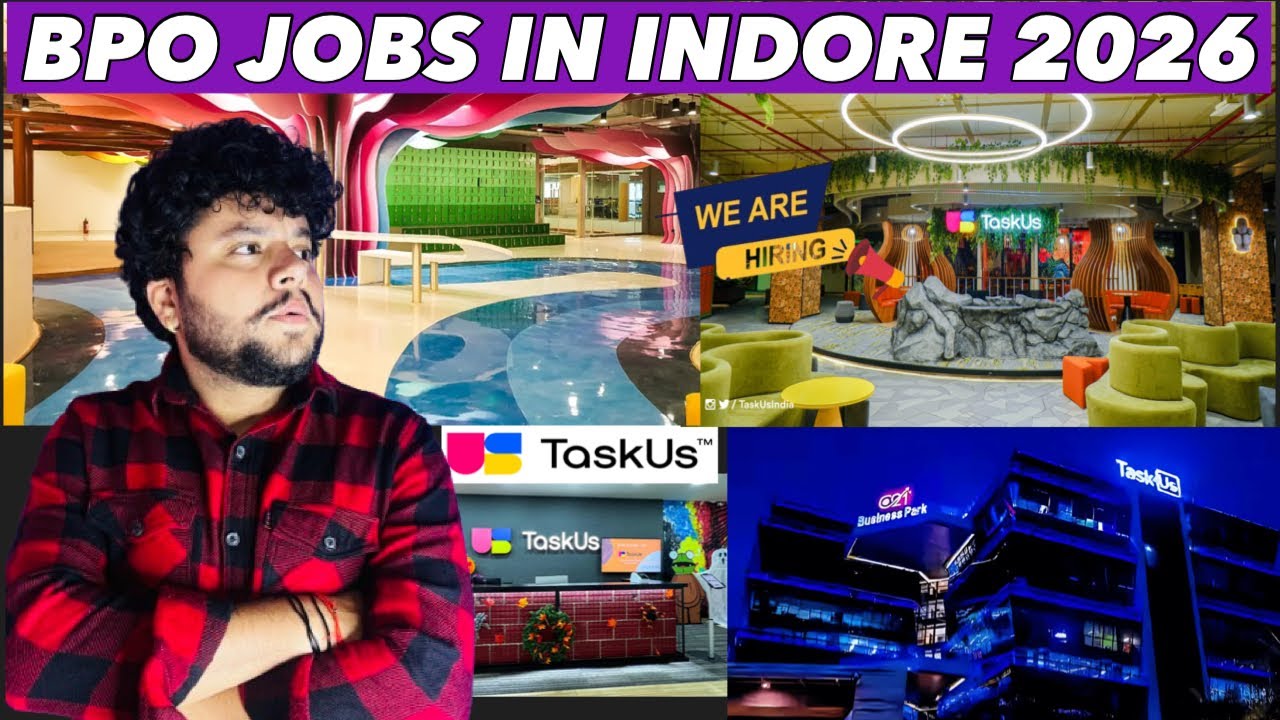 INDORE WORK FROM HOME JOBS 2026 | BEST BPO COMPANIES IN INDORE 2026 HIRING ALERT | TASKUS WFH 2026