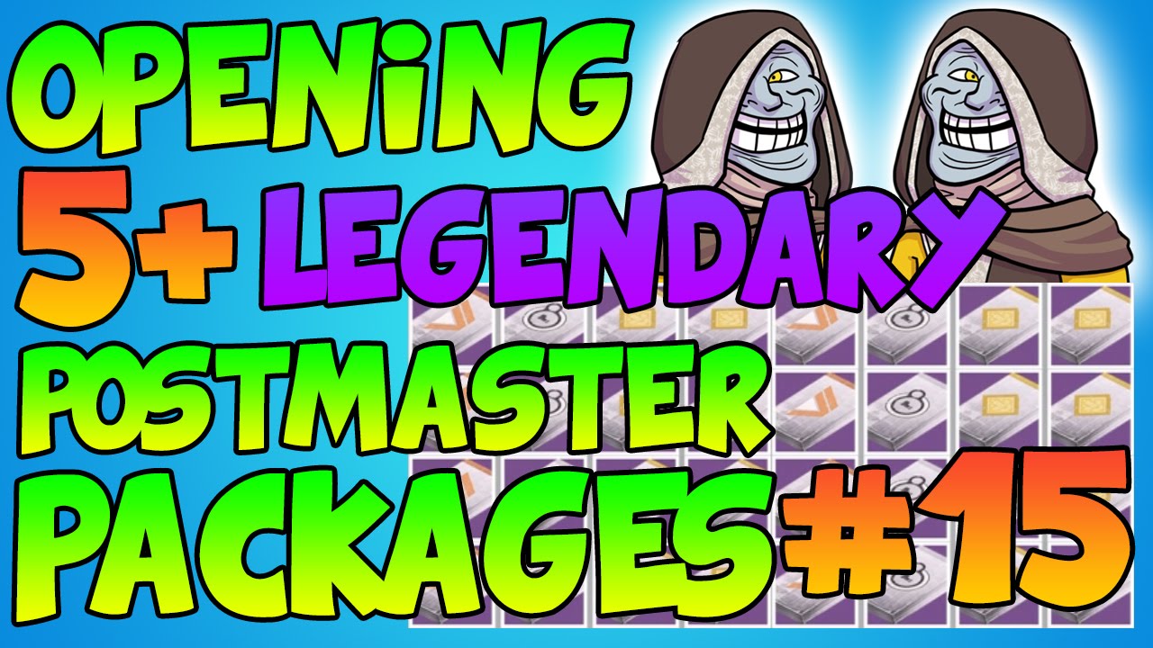 Destiny: Opening 5+ Postmaster Packages #15 (Cryptarch &ndash; Dead Orbit &ndash; Vanguard) Legendary Packages