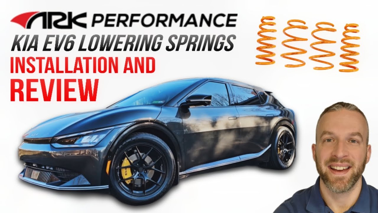 Занижающие пружины ARK Performance для моего Kia EV6 | Установка и обзор