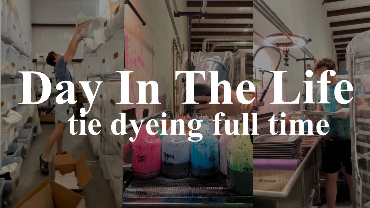 Day In The Life as a Tie Dye Business Owner