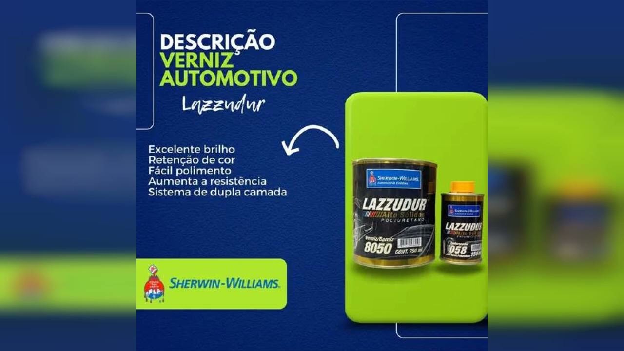 Review: Verniz Automotivo Pu 8050 Alto Solidos Lazzuril - 900ml