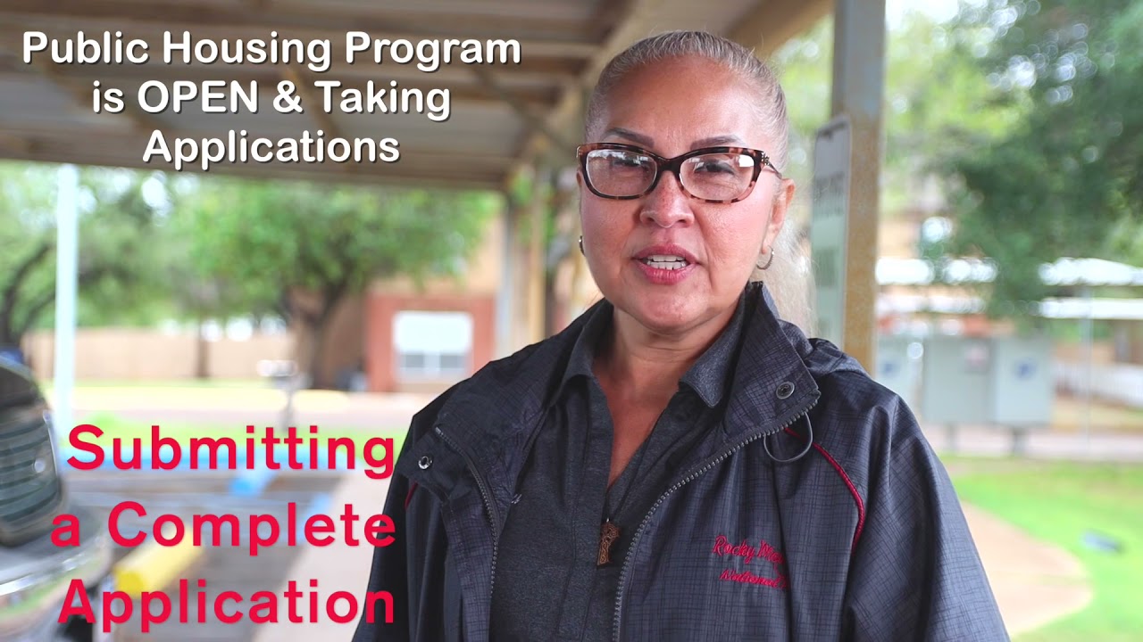 Public Housing and a Complete Application