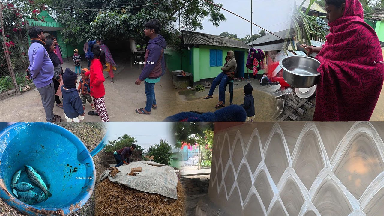 বছরের শেষে ছুটিতে সবাই গ্রামের বাড়ি এসে সে কি আনন্দ এবার বড়দিনের আনন্দ জমে উঠেছে #dailyvlog #viral