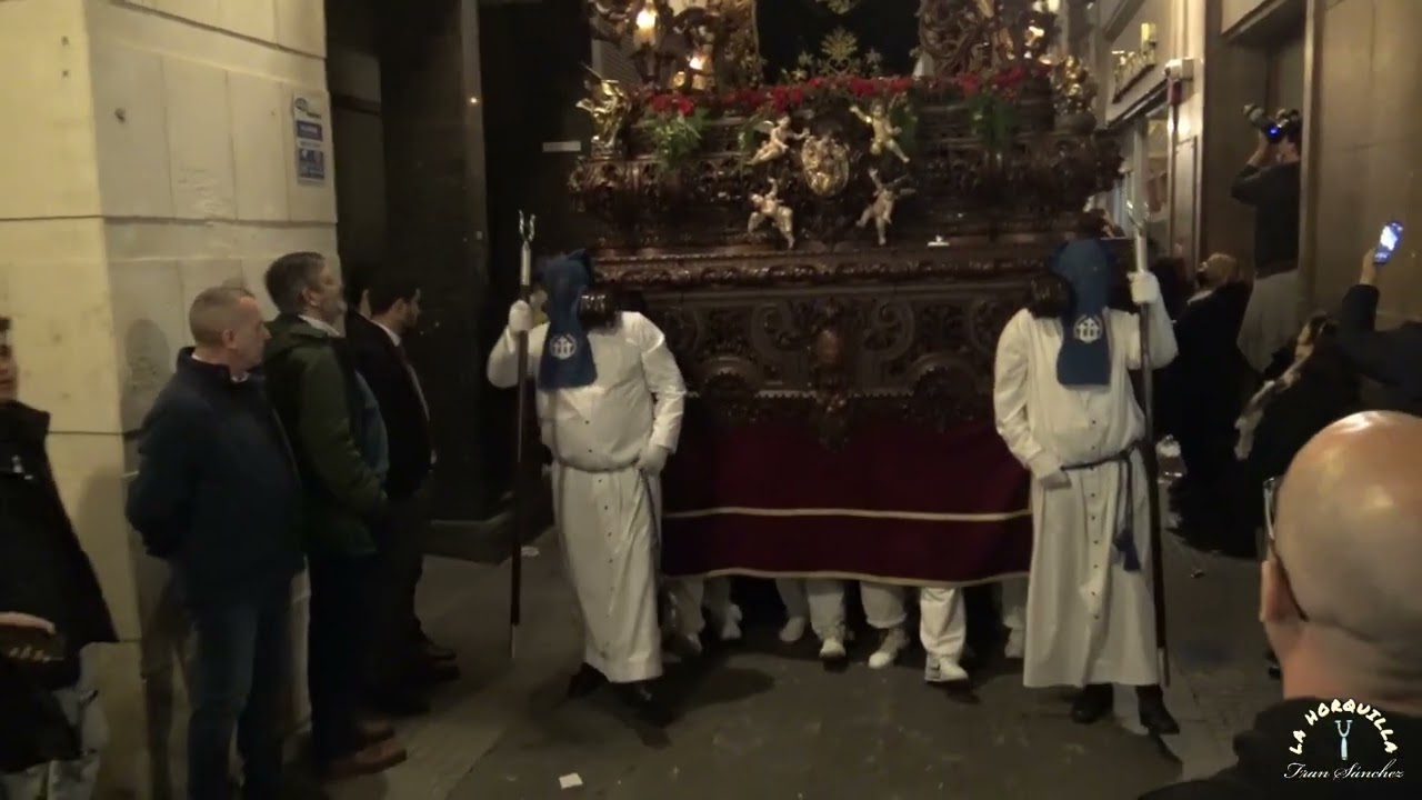 El Perdón, Madrugá Cádiz 2022 C/ San Francisco, marcha A tí, Rey de Jerusalén, A.M. Polillas