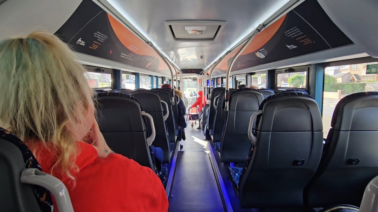 A Ride on Cardiff Bus 2023 Scania K280CB Higer fencer f1 (CN73 AZX / 701) on 28th October 2025