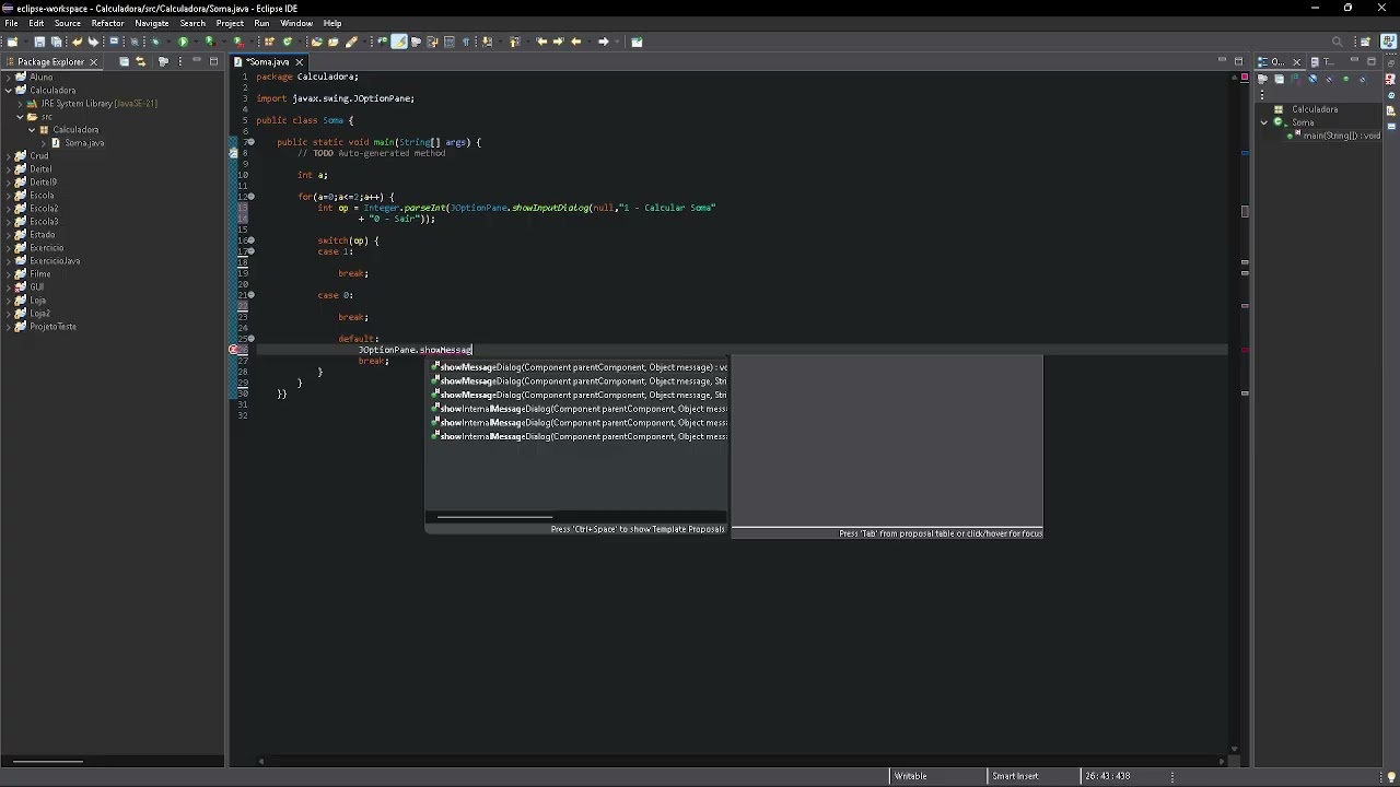 Aula - Lógica de Programação - Calculadora de Soma