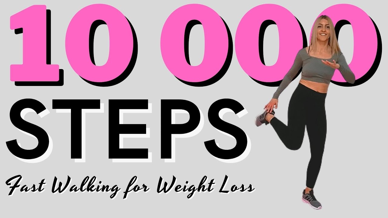 🔥10 000 STEPS CHALLENGE🔥At Home FAST WALKING CARDIO WORKOUT for Weight Loss🔥 WALKING WORKOUT🔥