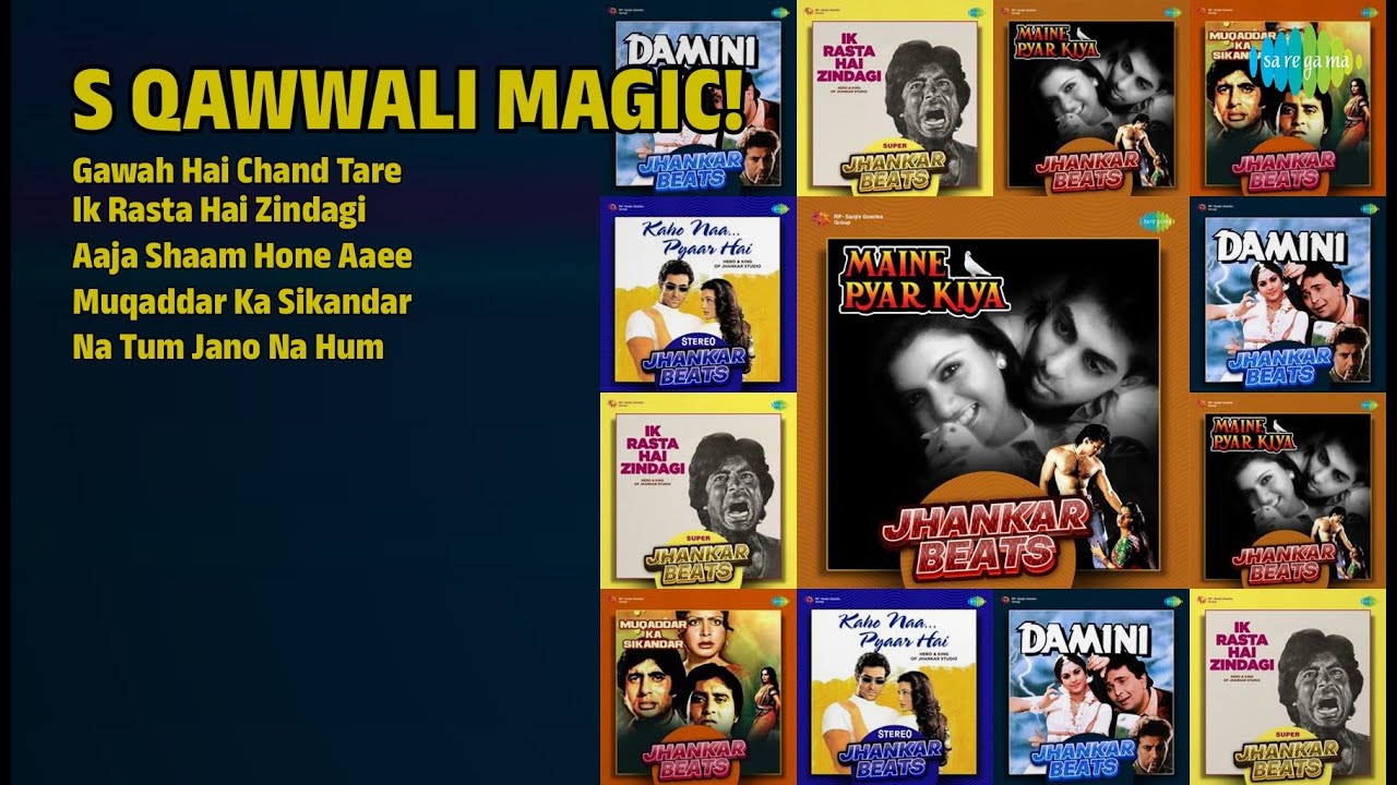 90s कव्वाली धमाका! ✨ | Lata Mangeshkar Songs | Gawah Hai Chand Tare | Ik Rasta Hai Zindagi