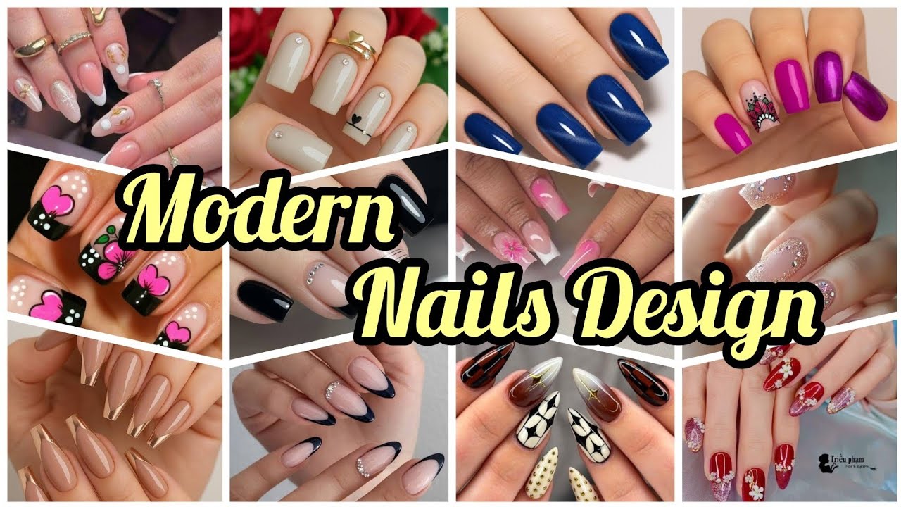Modern Nail Design & Hand Polishing Techniques for Beginners | Step-by-Step Nail Art Tutorial
