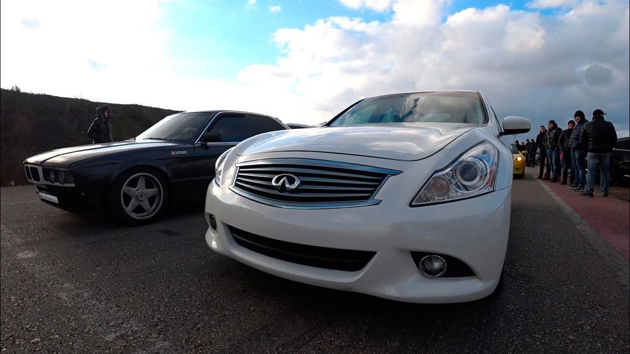 Япония в деле! Infiniti G37 против всех. Гонка с 