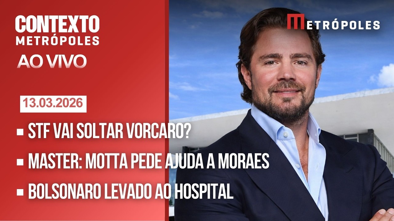 AO VIVO: STF vai soltar Vorcaro?/ Políticos com medo de delação / Bolsonaro passa mal e é internado