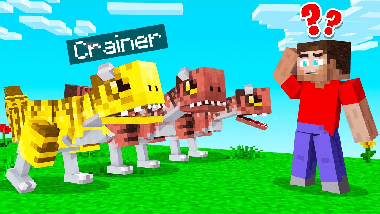 Which DINOSAUR Is The REAL CRAINER? (Minecraft Guess Who)