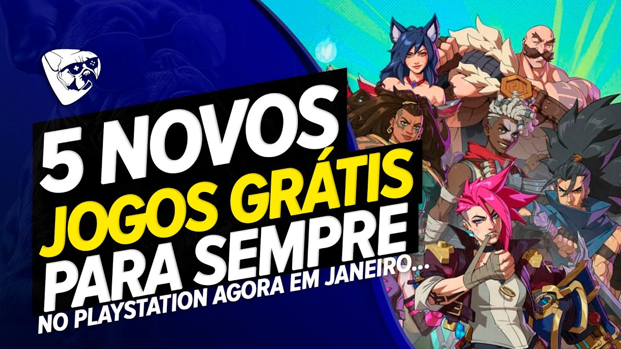 5 NOVOS JOGOS GR&Aacute;TIS PARA SEMPRE No PLAYSTATION AGORA! S&Oacute; BAIXAR e JOGAR Em JANEIRO 2026