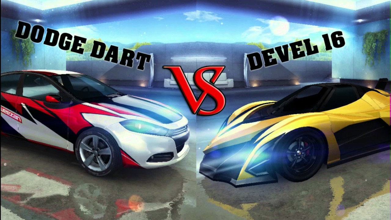 Asphalt 8 - Dodge DART GT vs DEVEL16 (Tokyo Reverse)