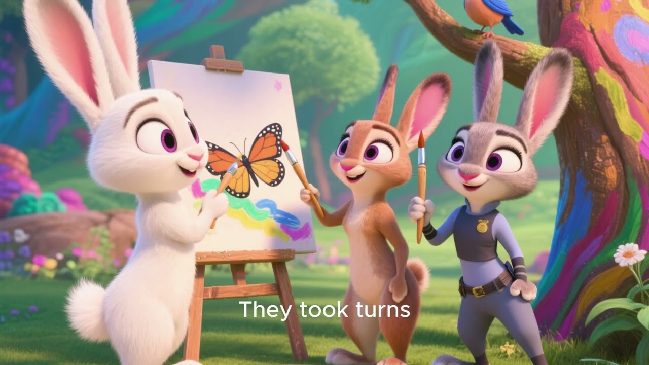 🎨 BENNY THE BUNNY AND THE MAGIC PAINT BRUSH