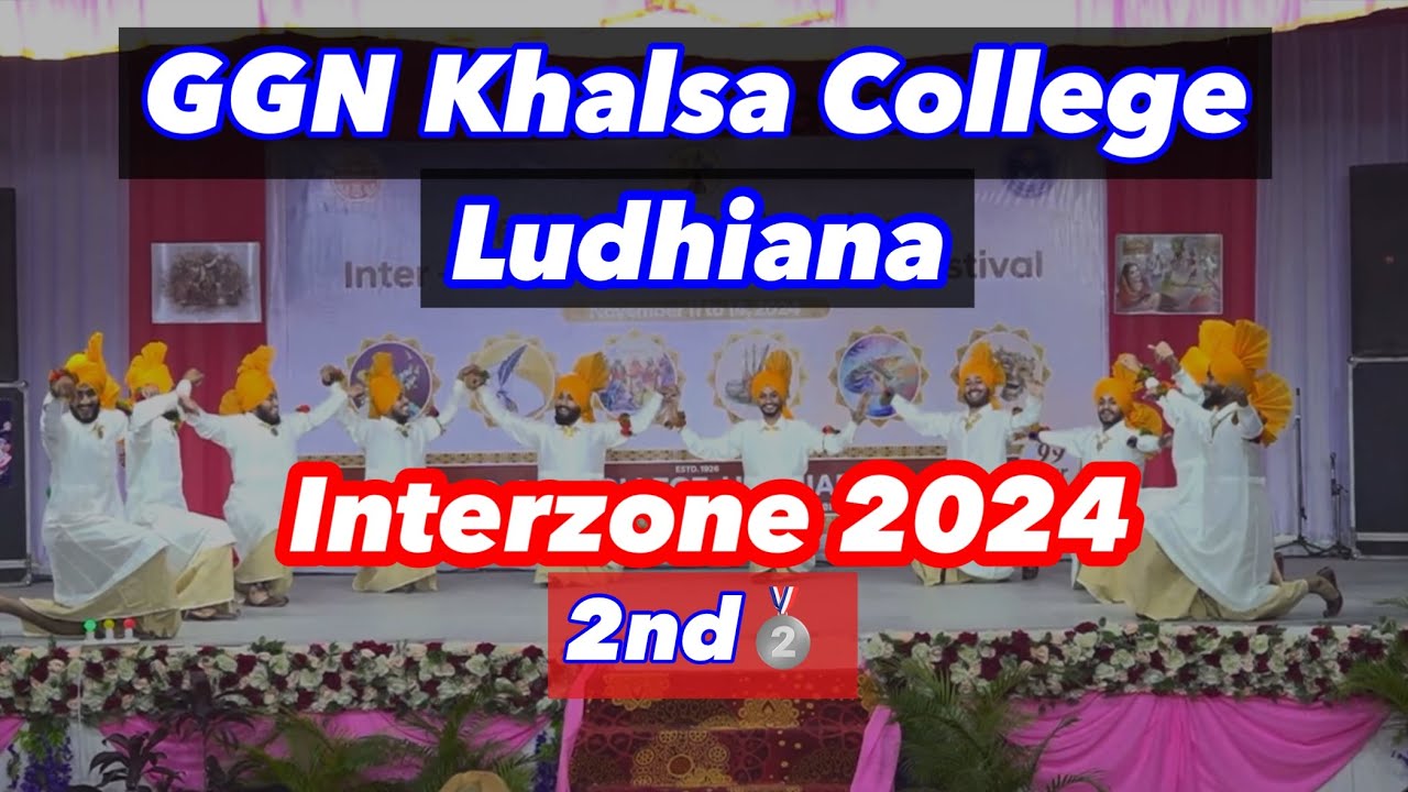 Runner Up🥈Jhoomar Interzone 2024 | GGN Khalsa College Ludhiana