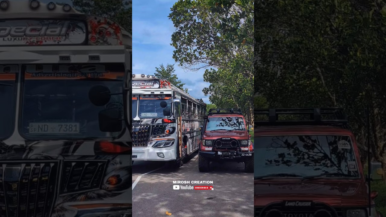 MODIFIED LUXURY BUS 🔥 #bus #ashokleyland #acbus #indonesianbus #dj