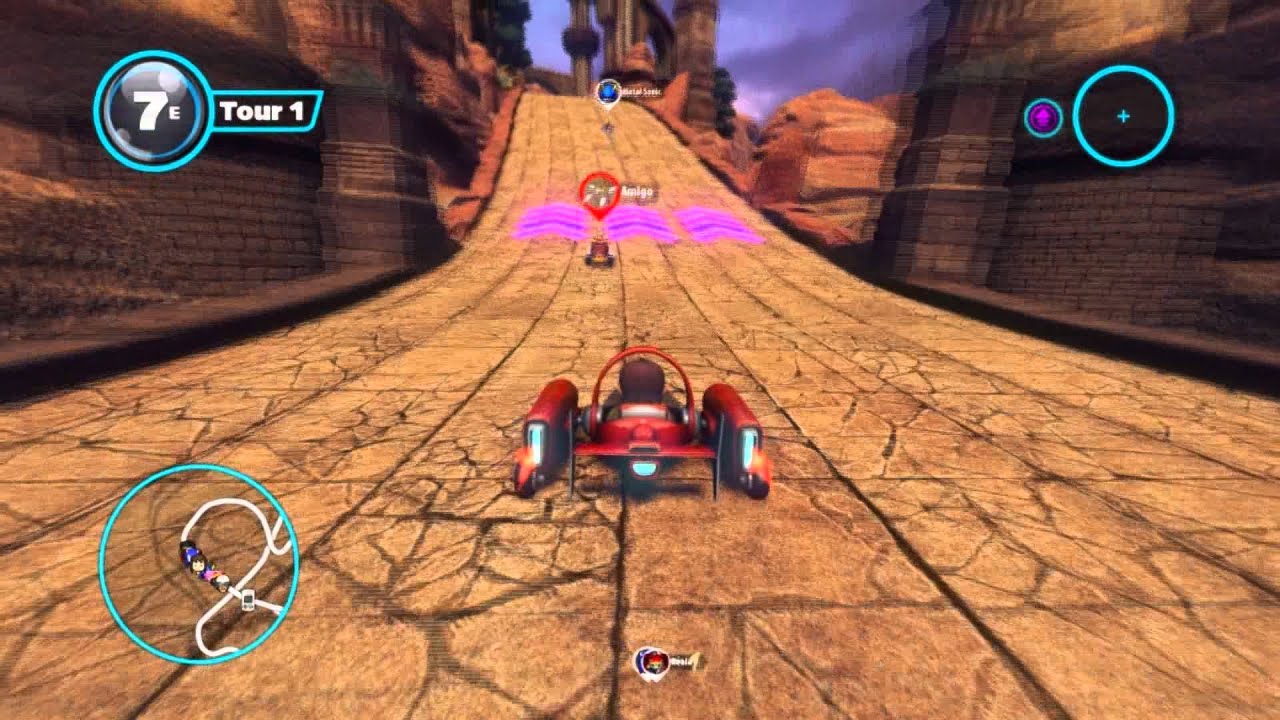 [Gameplay] Sonic & All Stars Racing Transformed (Dragon Canyon) Alex Kidd