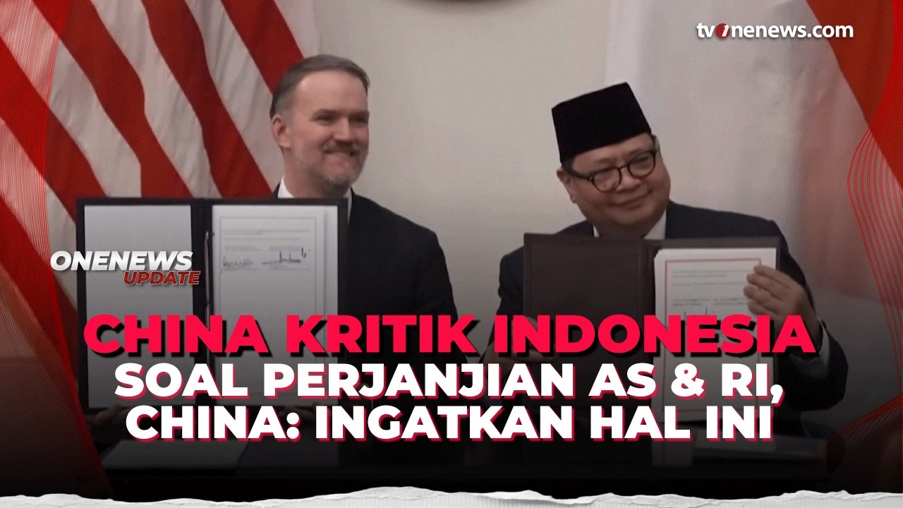 China Kritik Klausul Dagang RI-AS, Ingatkan soal Kepentingan Negara Lain | OneNews Update