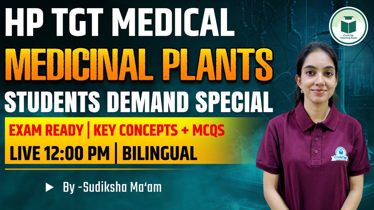 HP TGT | PGT | Teaching Exams | Biology | Student Demand Special | CivilsTap | By Sudiksha Ma'am