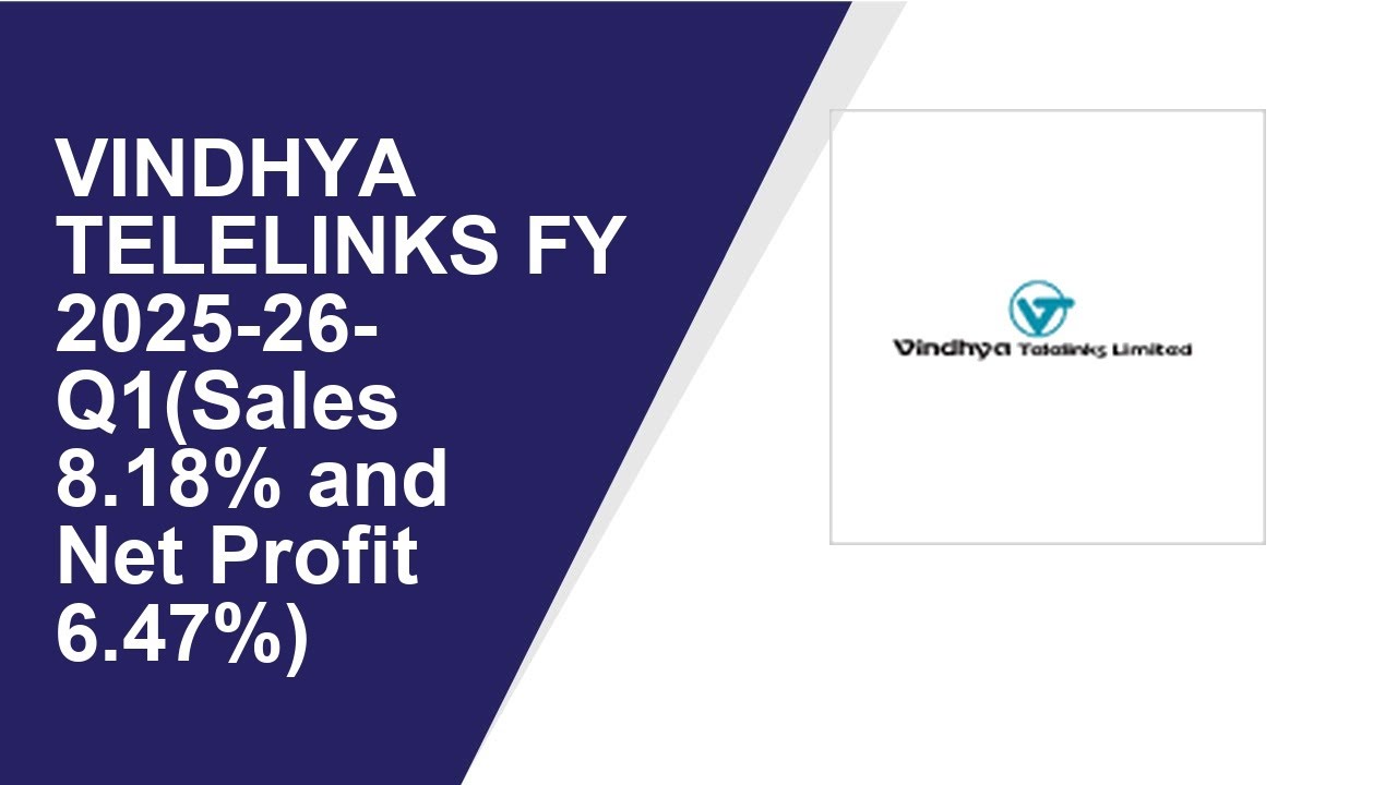 VINDHYA TELELINKS Standalone Quarterly Result | Q1 Result 2025-26 | VINDHYA TELELINKS latest news