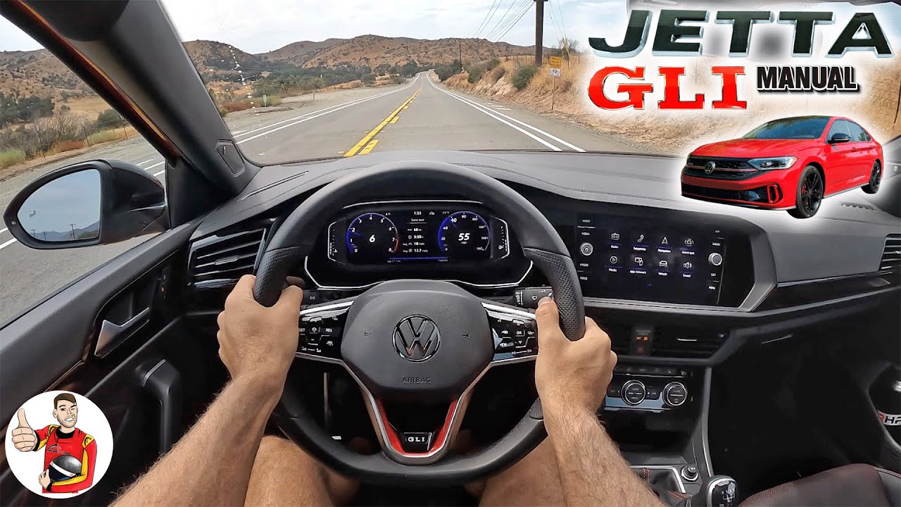 The 2022 VW Jetta GLI Manual is the Adult Swim Sport Sedan (POV Drive Review)